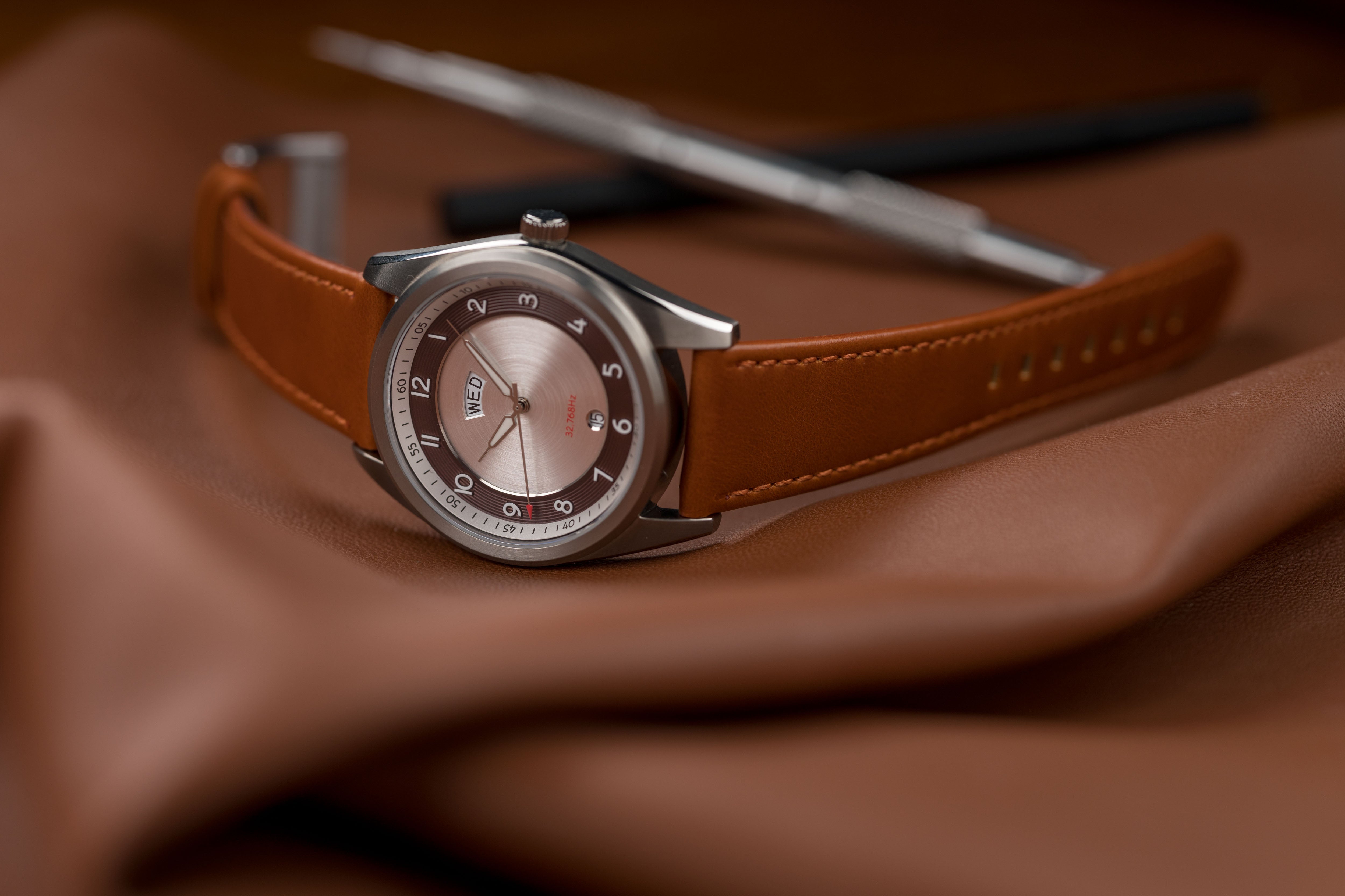 HZ.01 Burgundy (v2) - Hz Watches