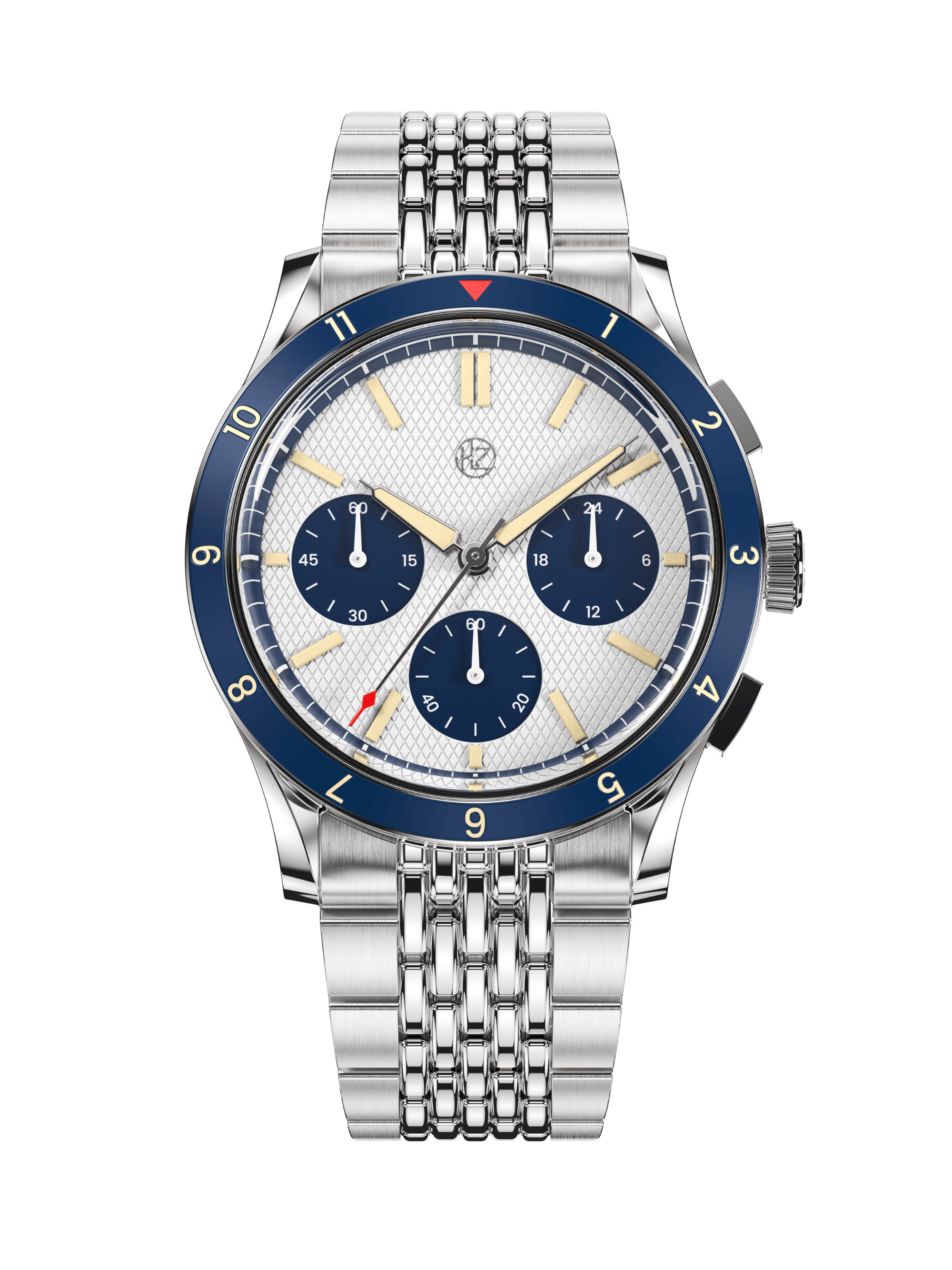 HZ.02 Chronograph - Blue Panda - Hz Watches HZ.02 Chronograph - Blue Panda - Hz Watches