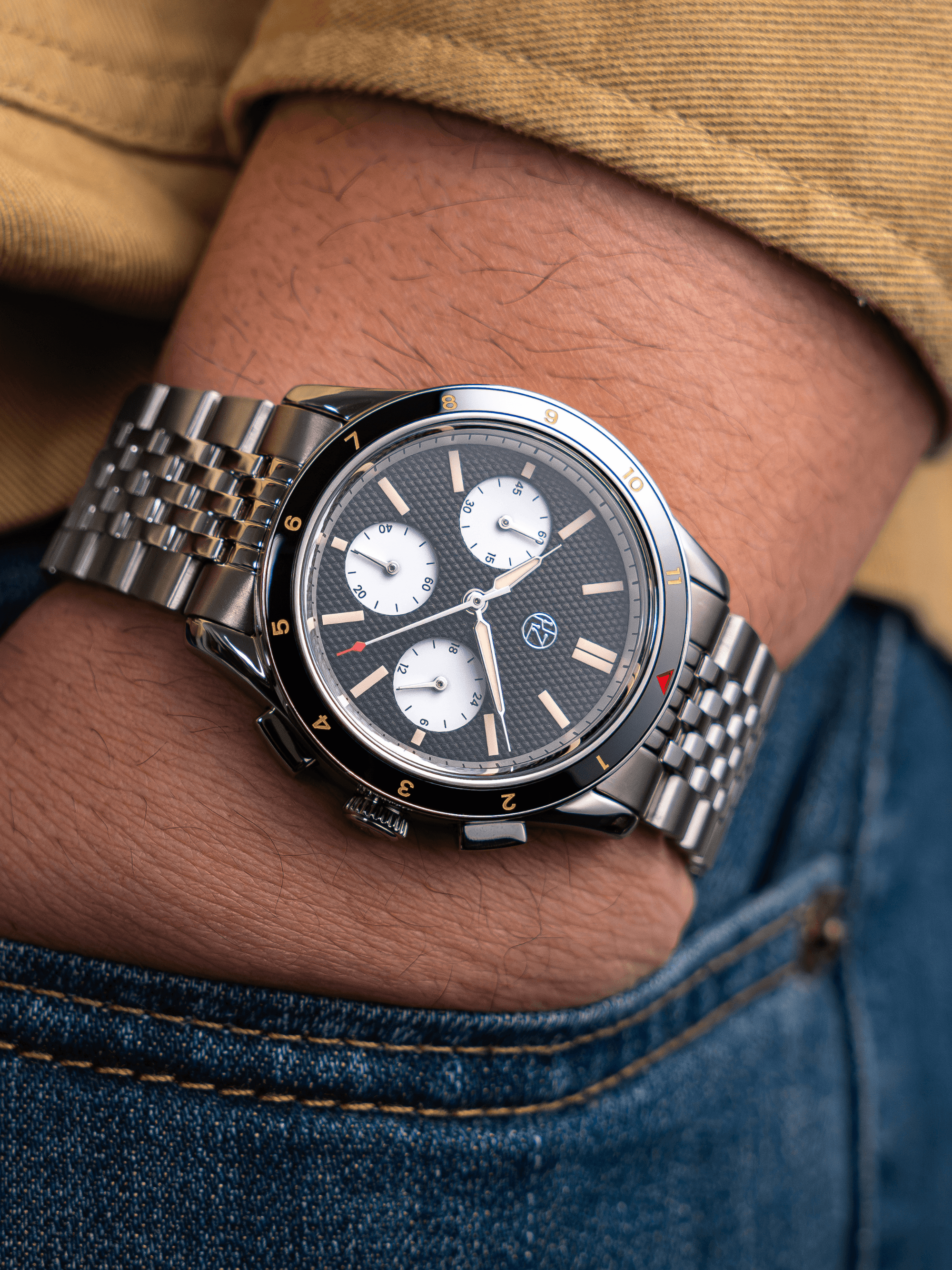 ハル② HZ.02 Chronograph - Black - Hz Watches