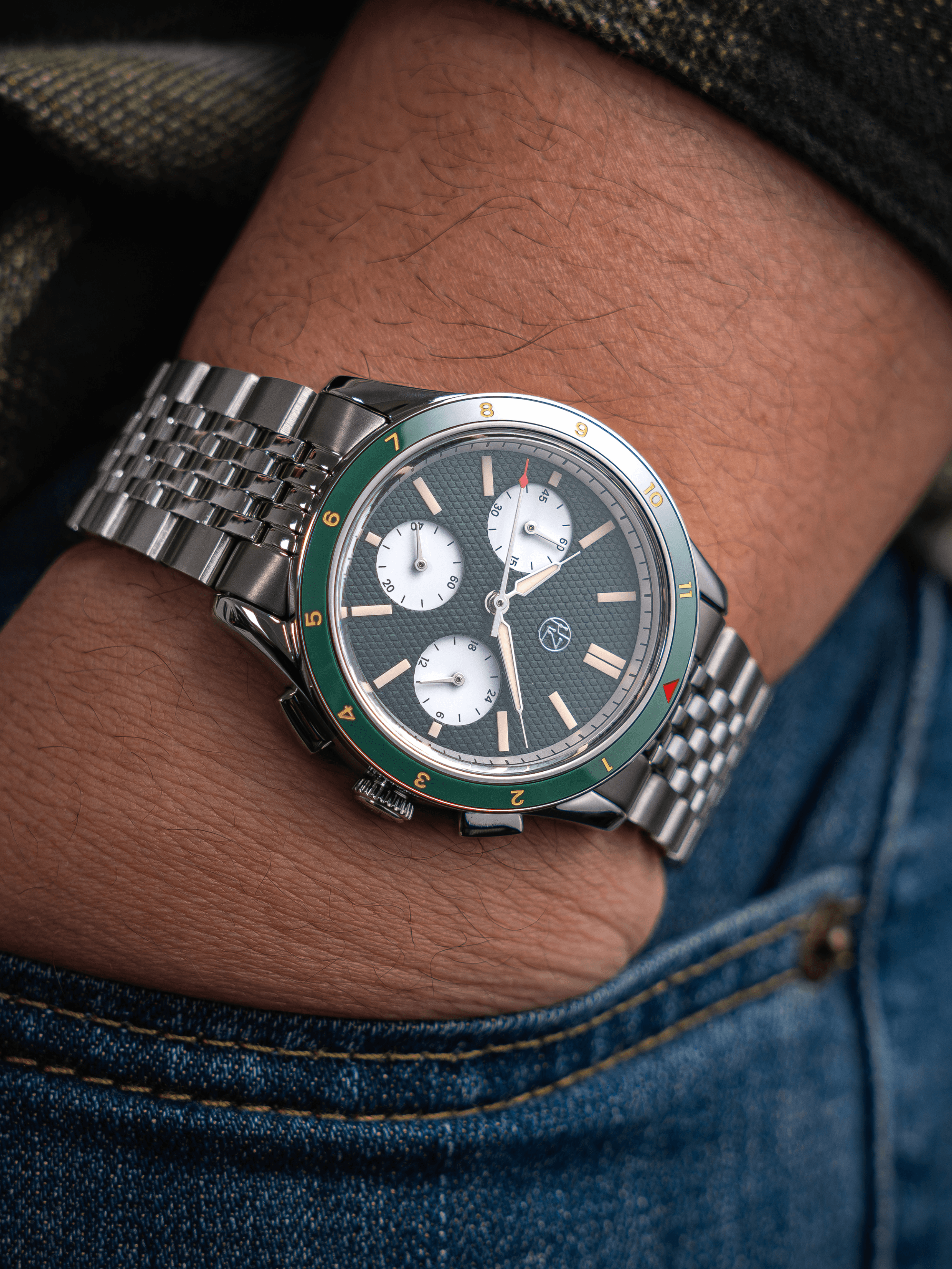 HZ.02 Chronograph - Green - Hz Watches