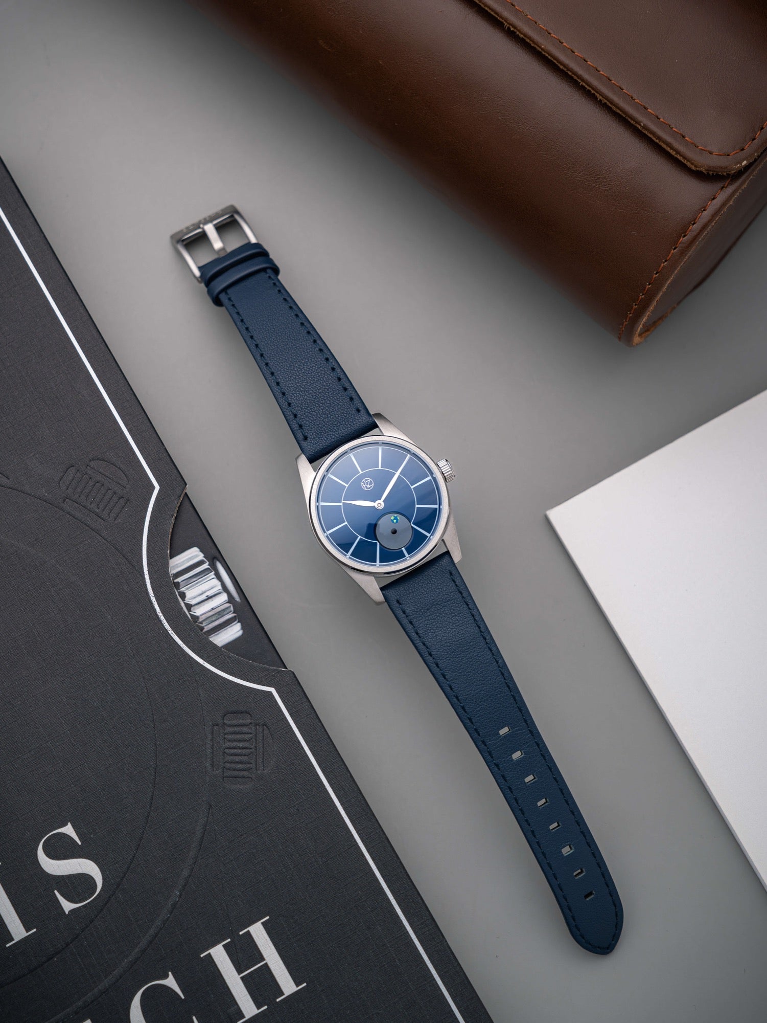 HZ.03 Blue Marble - Blue Enamel